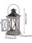 Fener Mumluk Vintage Fener Ahşap Metal Dekoratif Fener Tutucu Açık Rustik Düğün Centerpiece Asılı Fener Çiftlik Evi Kapalı Açık Fener Dekor 28 cm (Yurt Dışından) 3