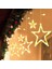 Noel Peri Işıkları Yıldızlar 138 LED 8 Mod Işık Perdesi Iç Mekan/dış Mekan IP65 Su Geçirmez Noel Aydınlatma Yıldız Perdesi (Sıcak Beyaz) (Yurt Dışından) 4