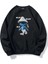 Oversize Smurf Cat We Live We Love We Lie Sweatshirt 1