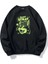 Brz Collection Oversize Black Stray Cat Sweatshirt 1