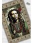 Bob Marley, Modern Çiçek Desenli Art Deco Vintage Halı,Çok Renkli Maksimalist Halı 2