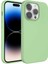 Apple iPhone 14 Pro Max Kılıf Sıvı Teknolojili Silinebilir Sert Kivi Kapak 1