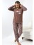 Fwn 5010 Peluş Welsoft Polar Kışlık Yumoş Kadın Pijama Takımı 2