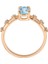 Pırlanta ve Sky Blue Topaz Taşlı Elena Yüzük 0447R0062 3