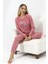 Fwn 5010 Peluş Welsoft Polar Kışlık Yumoş Kadın Pijama Takımı 1