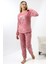 Fwn 5010 Peluş Welsoft Polar Kışlık Yumoş Kadın Pijama Takımı 2