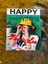 25X27 cm Happy Yaılı Aplike Arma Yama Dikiş Aksesuarı 1