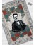 Nikola Tesla ,Modern Çiçek Desenli Art Deco Vintage Halı,Çok Renkli Maksimalist Halı 2