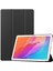 Huawei Matepad T10S Htstore Smart Kapak Standlı 1-1 Kılıf-Siyah 1