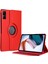 Xiaomi Redmi Pad Htstore Dönebilen Standlı Kılıf-Kırmızı 1
