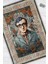 Woody Allen ,Modern Çiçek Desenli Art Deco Vintage Halı,Çok Renkli Maksimalist Halı 2