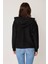 Omuz Dekolteli Kanguru Cep Kapüşonlu Sweatshirt 5
