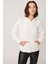 Omuz Dekolteli Kanguru Cep Kapüşonlu Sweatshirt 3