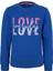 Love Baskılı Kız Çocuk Sweatshirt 1