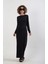 Siyah Paris Maxi Elbise 3
