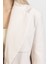 Kaşe Oversize Kısa Kaban, Kısa Krem Ceket, Blazer Kalın Ceket, 5