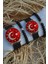 Siyah Rose Gold Hasır Çift Bayrak Saat ve Bileklik Çift Sevgili Saatleri 1