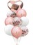 Rose Kalpli Konfetili Bride To Be Bekarlığa Veda Doğum Günü Balon Set 1