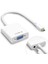 Micro HDMI To VGA Çevirici Dönüştürücü Adaptör (Ses Destekli) 1