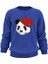Oversize Şapkalı Panda Baskılı Çocuk Sweatshirt 4