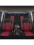 K1 - Ford Tourneo Courier ile Uyumlu Koltuk Kılıfı, Tam Takım/bordo-Siyah 3