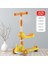Çocuk Scooter 2'si 1 Arada Scooter Tek Düğme Katlanır Flaş Tekerlek Çocuk Yo-Yo (Yurt Dışından) 1