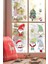 Echo Home Yılbaşı Sticker Noel Cüceler Baykuş Kardan Adam ve Kartaneleri Pencere Sticker 1