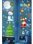 Yılbaşı Sticker Noel Baba Pencere Süsleri ve Kar Taneleri Temalı Pencere Sticker 1