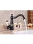 Banyo Lavabo Bataryası Antik Siyah Yeni Model 1