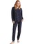 Kadın Comfort Mood Uzun Kollu Lacivert Pijama Takımı W621 1