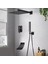 Banyo Bataryası Ankastre Duş Seti Mat Siyah 30 x 30 Cm Tepe Duş Yeni Şelale Ürün 1