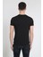 Erkek Bisiklet Yaka Baskılı T-Shirt 21Y-3400744-01 Siyah 3