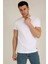 Erkek Basic Slim Fit Bisiklet Yaka Kısa Kollu T-Shirt 21K-3400729-1 Beyaz 1