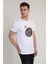 Erkek Bisiklet Yaka Baskılı T-Shirt 21Y-3400744-01 Beyaz 1