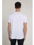 Erkek Bisiklet Yaka Baskılı T-Shirt 21Y-3400744-01 Beyaz 3