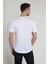 Erkek Kısa Kollu Oval Kesim Basic T-Shirt 21K-3400741-01 Beyaz 3