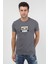 Erkek Baskılı Trend T-Shirt 20K-3400625-1 Antrasit 2
