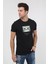 Erkek Baskılı Trend T-Shirt 20K-3400625-1 Siyah 4