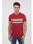 Erkek Bisiklet Yaka Baskılı T-Shirt 20Y-3400655-2 Kırmızı 1