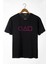 Erkek Siyah Önü Squid Game Baskılı Bisiklet Yaka Oversize T-Shirt 22Y-3400762-58 1