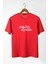 Erkek Kırmızı Önü Squid Game Baskılı Bisiklet Yaka Oversize T-Shirt 22Y-3400762-59 1