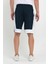File Şeritli Polyester Erkek Spor Şort 2