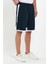 File Şeritli Polyester Erkek Spor Şort 4