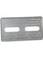 URF1-082 Hummer Kare Plaka Altlığı Plastik Krom Nikel (Tekli) 1