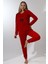 Fawn 5016 Peluş Welsoft Polar Kışlık Yumoş Geyikli Kadın Pijama Takımı 3