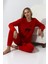 Fawn 5016 Peluş Welsoft Polar Kışlık Yumoş Geyikli Kadın Pijama Takımı 5