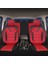 K2 - Isuzu D-Max ile Uyumlu Koltuk Kılıfı, Tam Takım/tay Tüyü/kırmızı-Siyah 3