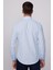 Slim Fit Pamuklu Kolay Ütü Mavi Erkek Gömlek 5