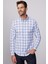 Slim Fit Kareli Pamuklu Kolay Ütü Erkek Gömlek 1