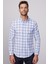 Slim Fit Kareli Pamuklu Kolay Ütü Erkek Gömlek 2